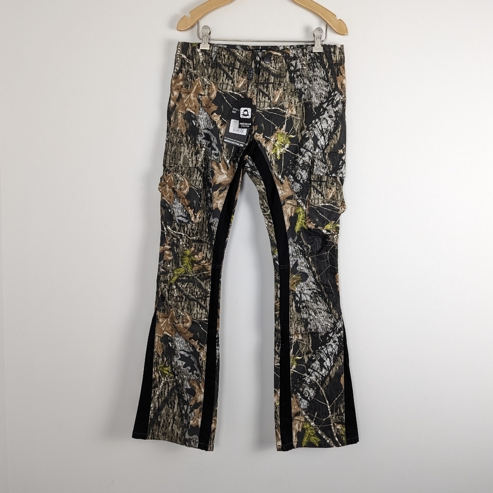 American Stitch Camouflage Print Casual Pants Real Tree Design Size Large Hiking